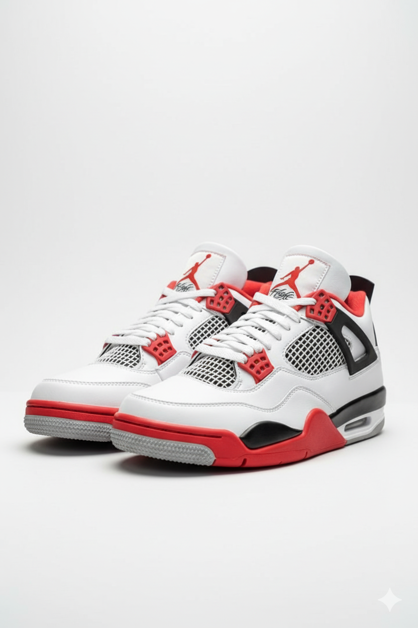Jordan 4 White Red