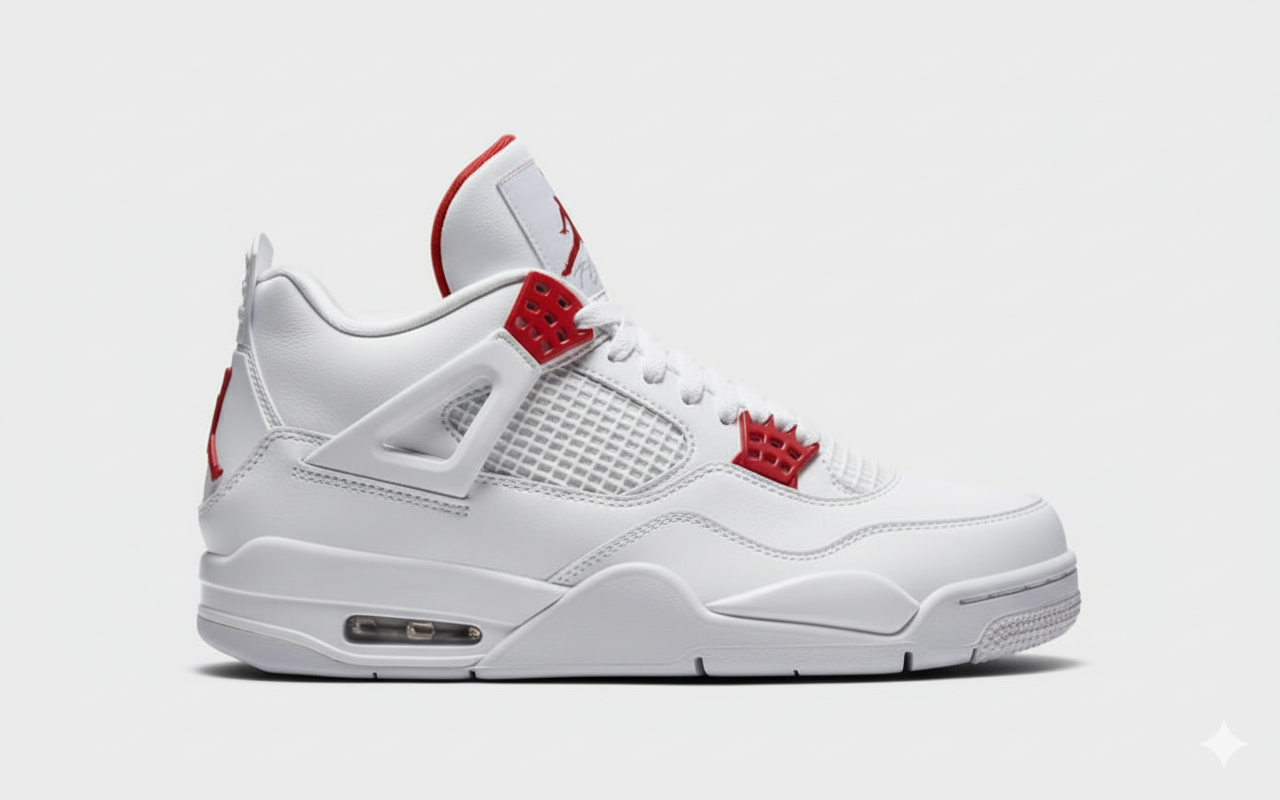 Jordan 4 White Red