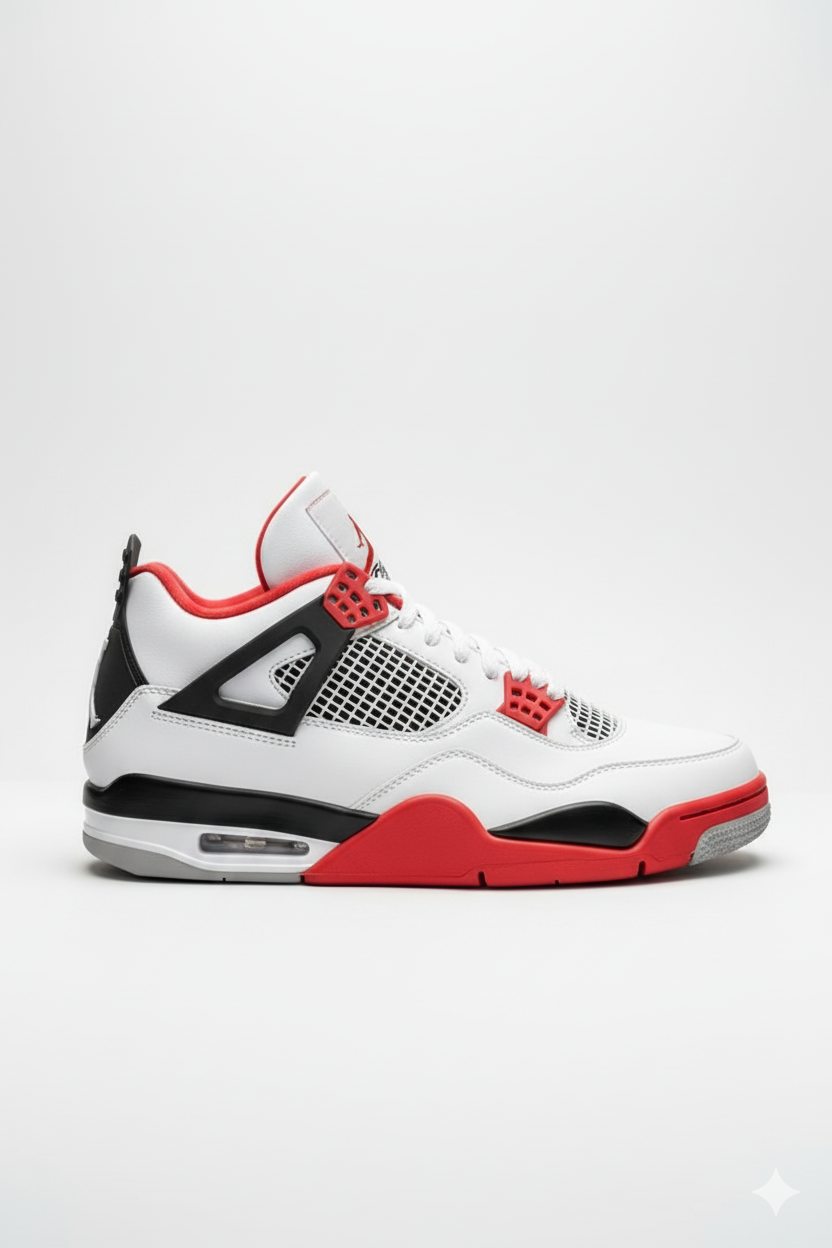 Jordan 4 White Red