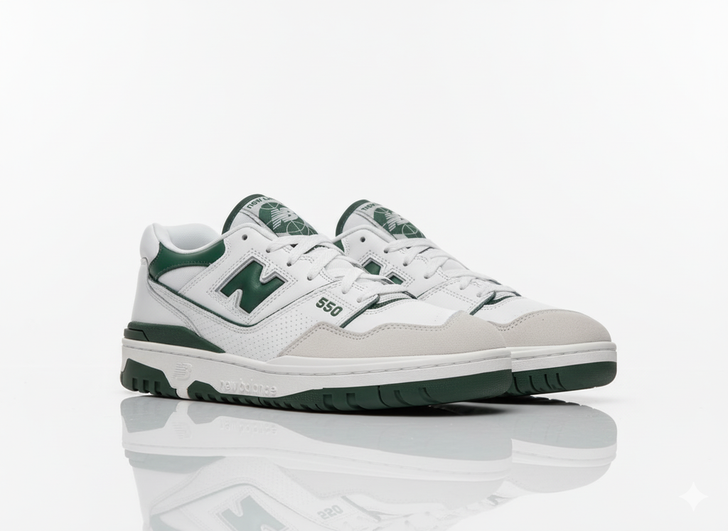 New Balance 550 Green White