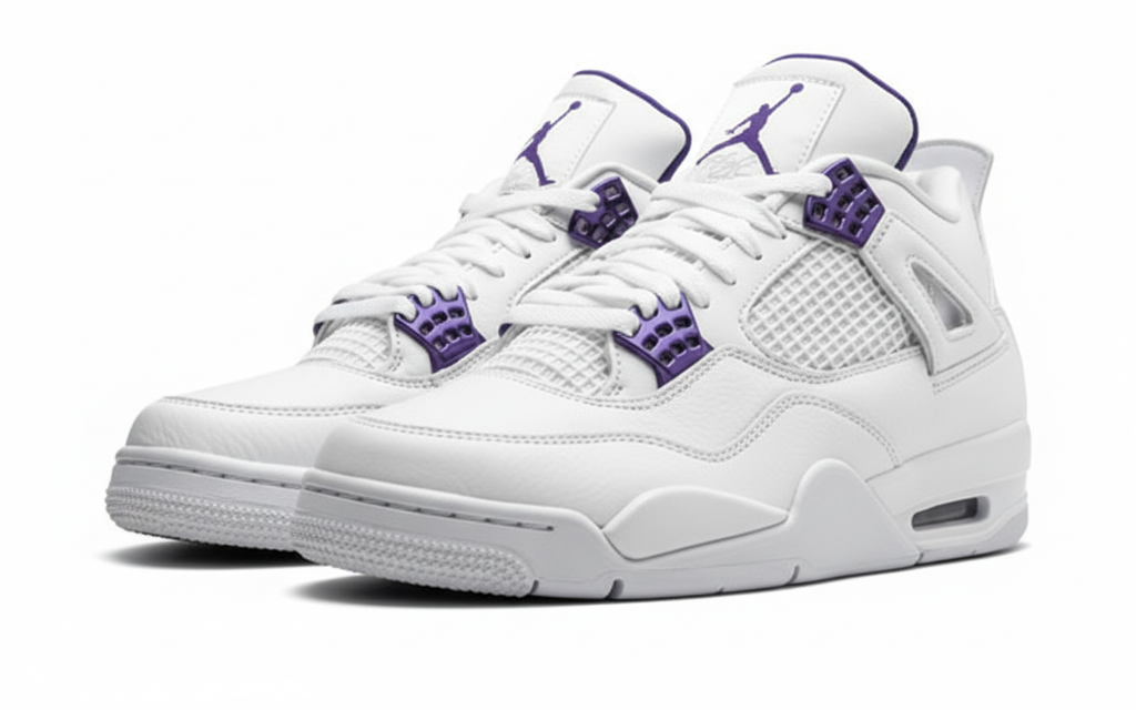 Jordan 4 White Purple