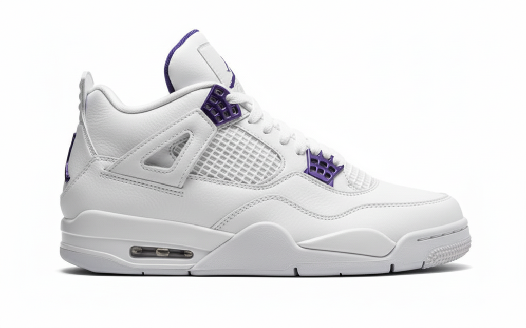 Jordan 4 White Purple